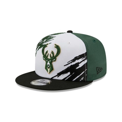 Sapca New Era Milwaukee Bucks NBA Splatter 9FIFTY Snapback - Verzi